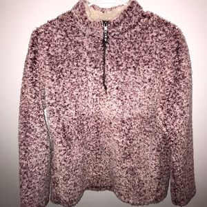 Cute Fuzzy Zip Up